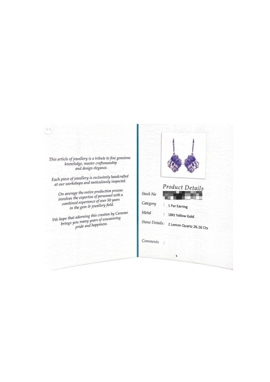 750 YELLOW GOLD EARRINGS EC00115YGE