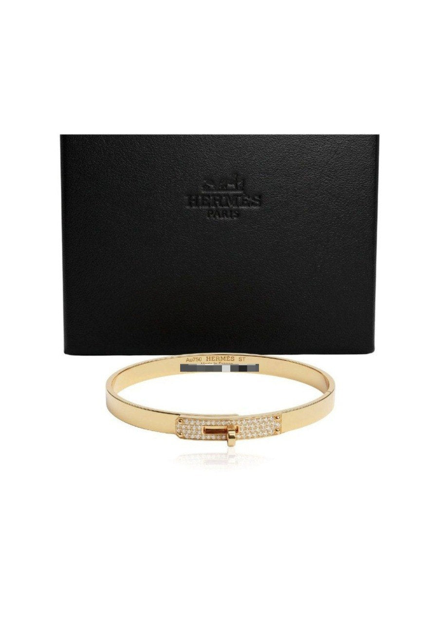 HERMES COLLIER DE CHIEN (CDC) BANGLE (EC00112YGBG)