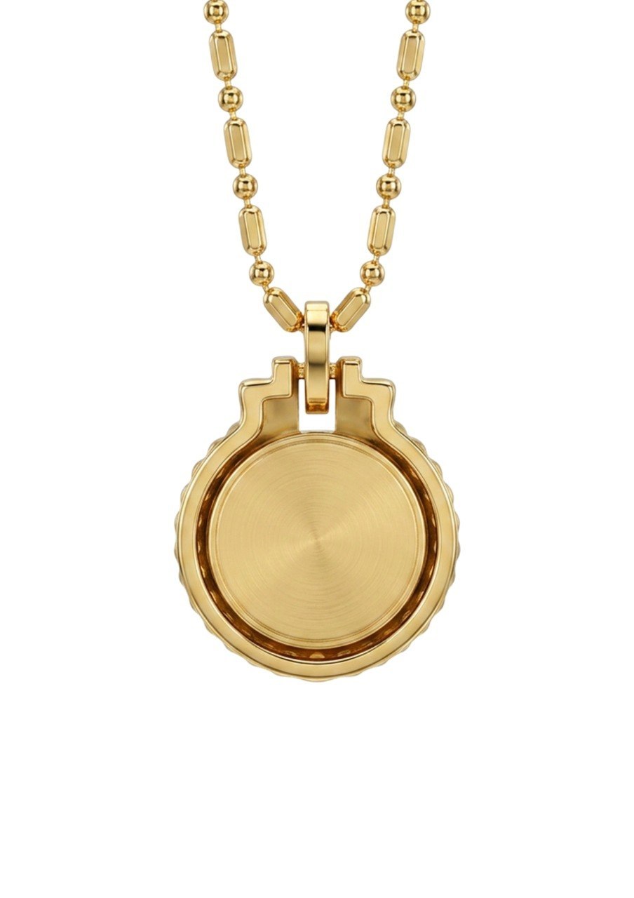 CHANEL ROUND CC LOGO PENDANT NECKLACE (EC00117YGC)