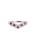 750 PINK SAPPHIRE WHITE GOLD RING EC00108WGR