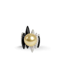 750 WHITE GOLD DIAMOND PEARL RING (EC00151WGR)