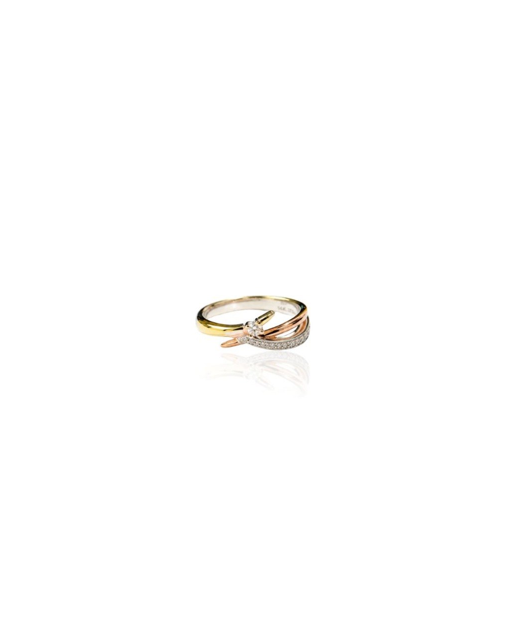 585 WHITE GOLD RING DIAMOND RING (EC001119WGR)