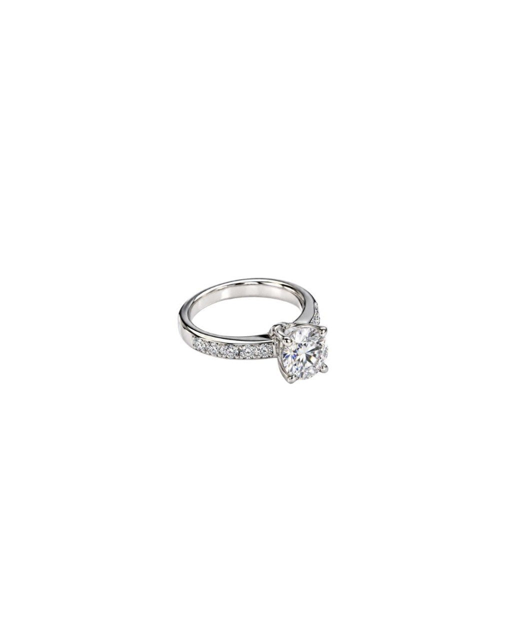 750 WHITE GOLD RING DIAMOND RING (EC001118WGR)