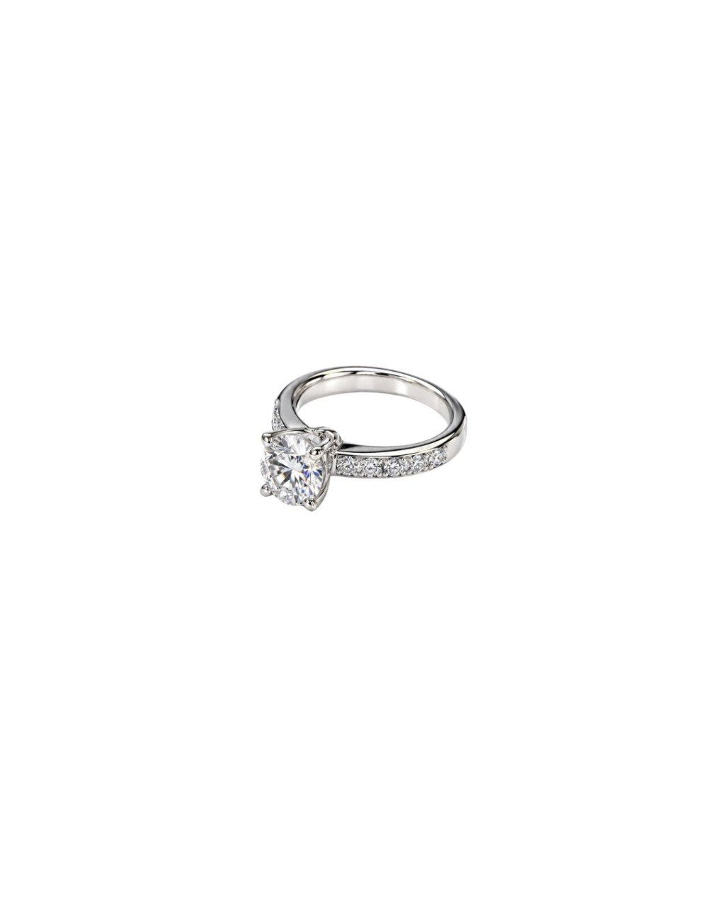 750 WHITE GOLD RING DIAMOND RING (EC001118WGR)