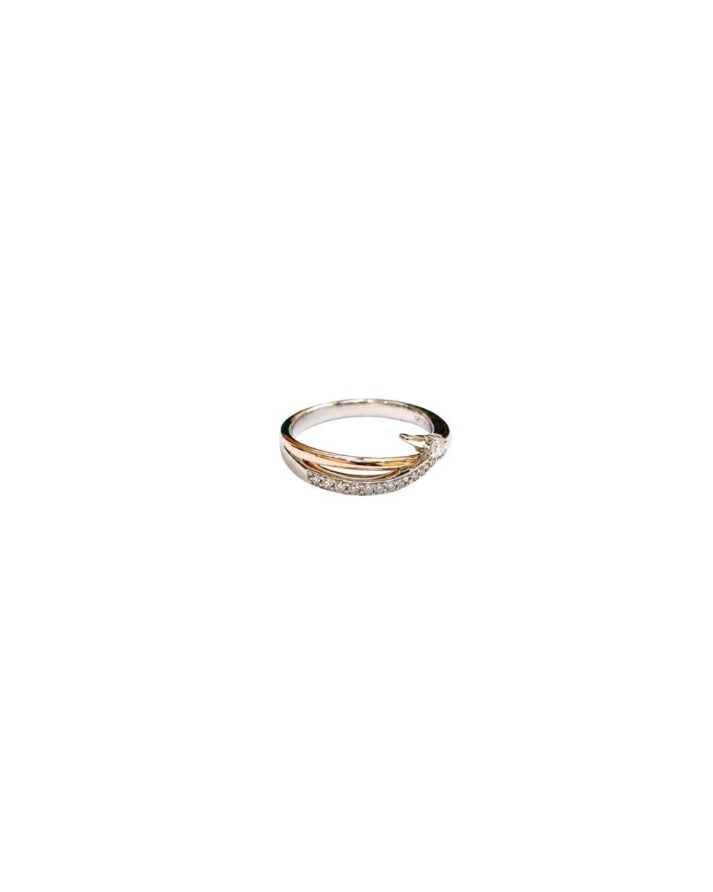 585 WHITE GOLD RING DIAMOND RING (EC001119WGR)