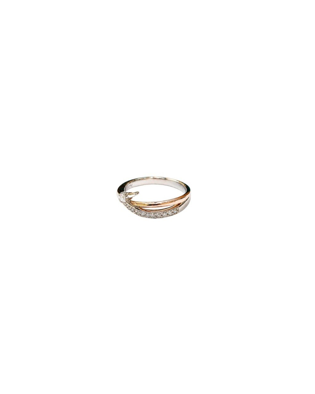 585 WHITE GOLD RING DIAMOND RING (EC001119WGR)