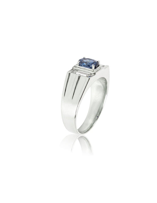 750 BLUE SAPPHIRE WHITE GOLD RING EC00120WGR