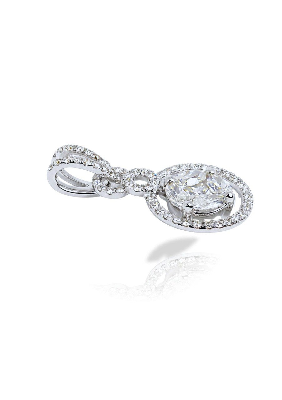 750 WHITE GOLD PENDANT EC00103WGP
