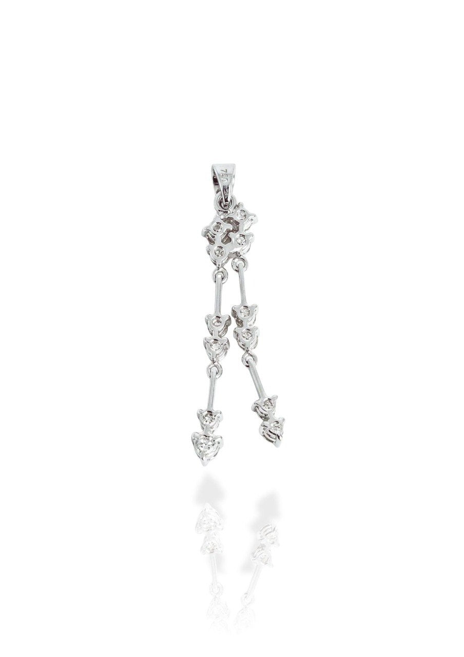 750 WHITE GOLD PENDANT EC00104WGP