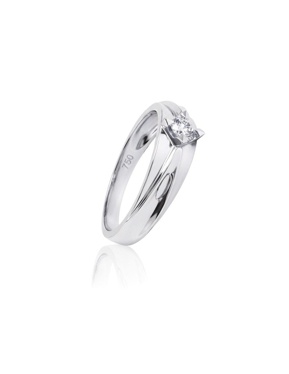 750 WHITE GOLD RING EC00114WGR
