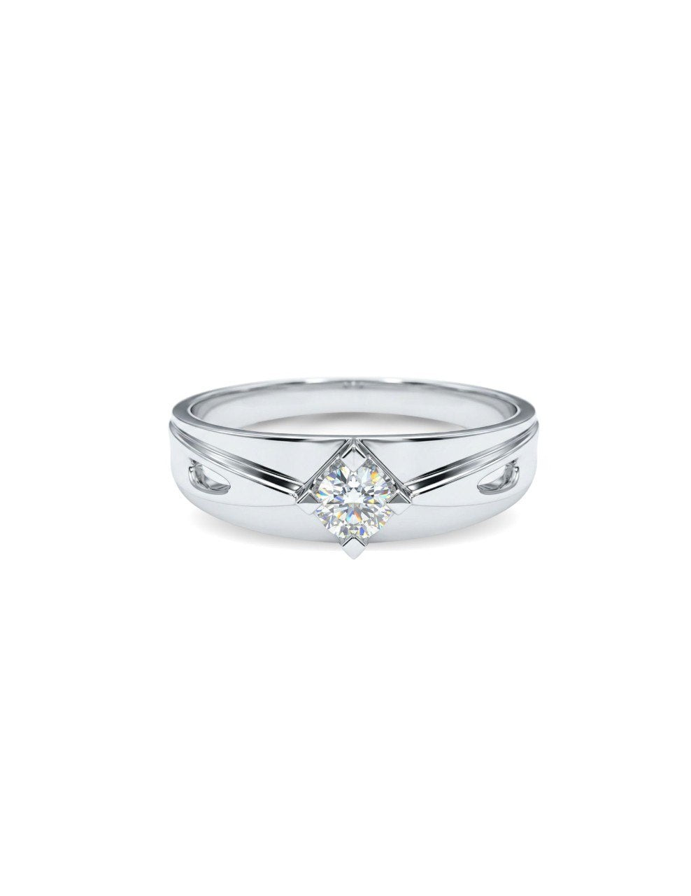 750 WHITE GOLD RING EC00114WGR