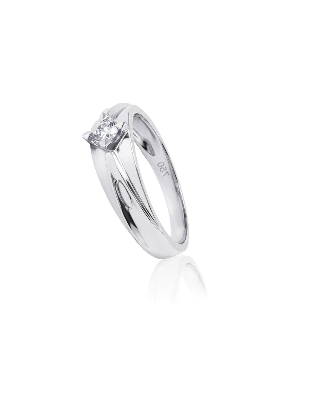 750 WHITE GOLD RING EC00114WGR