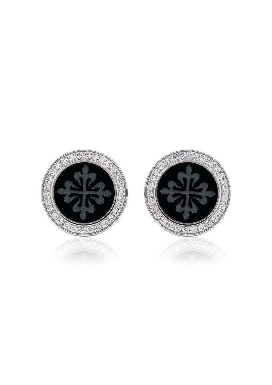 750 WHITE GOLD PENDANT (PATEK PHILLIPE CALATRAVA CUFF LINKS) EC00105WGP