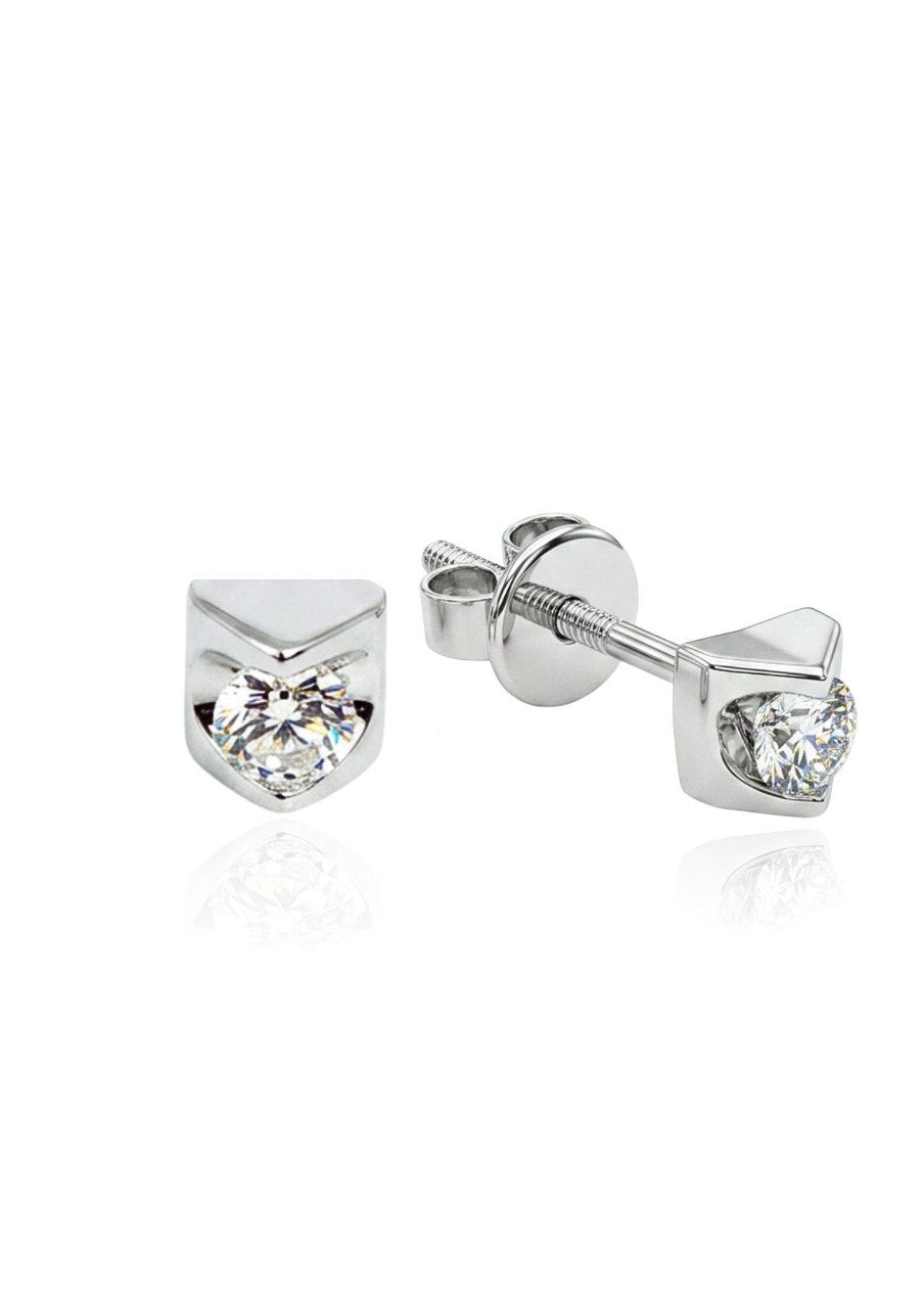 750 WHITE GOLD EARRINGS EC00102WGE