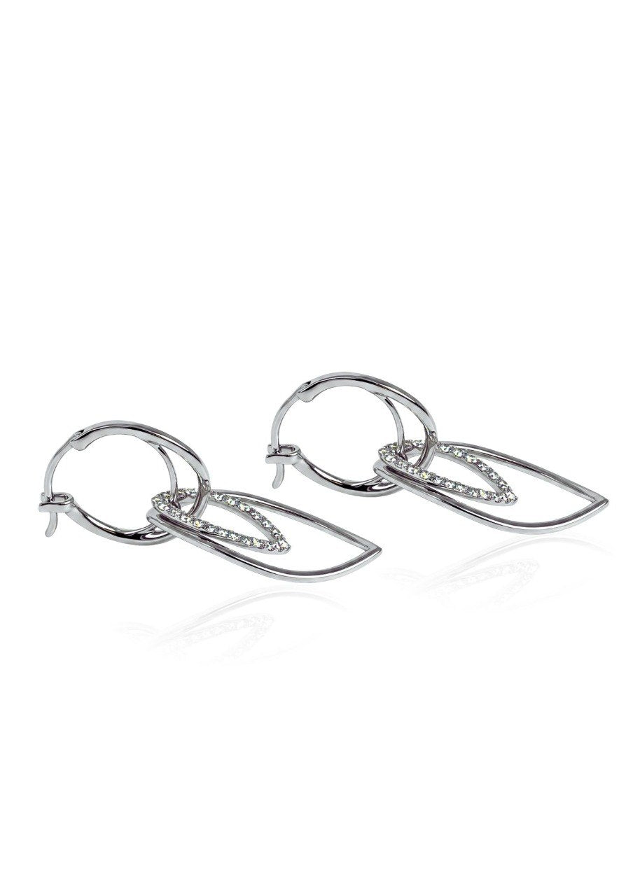 750 WHITE GOLD EARRINGS EC00106WGE
