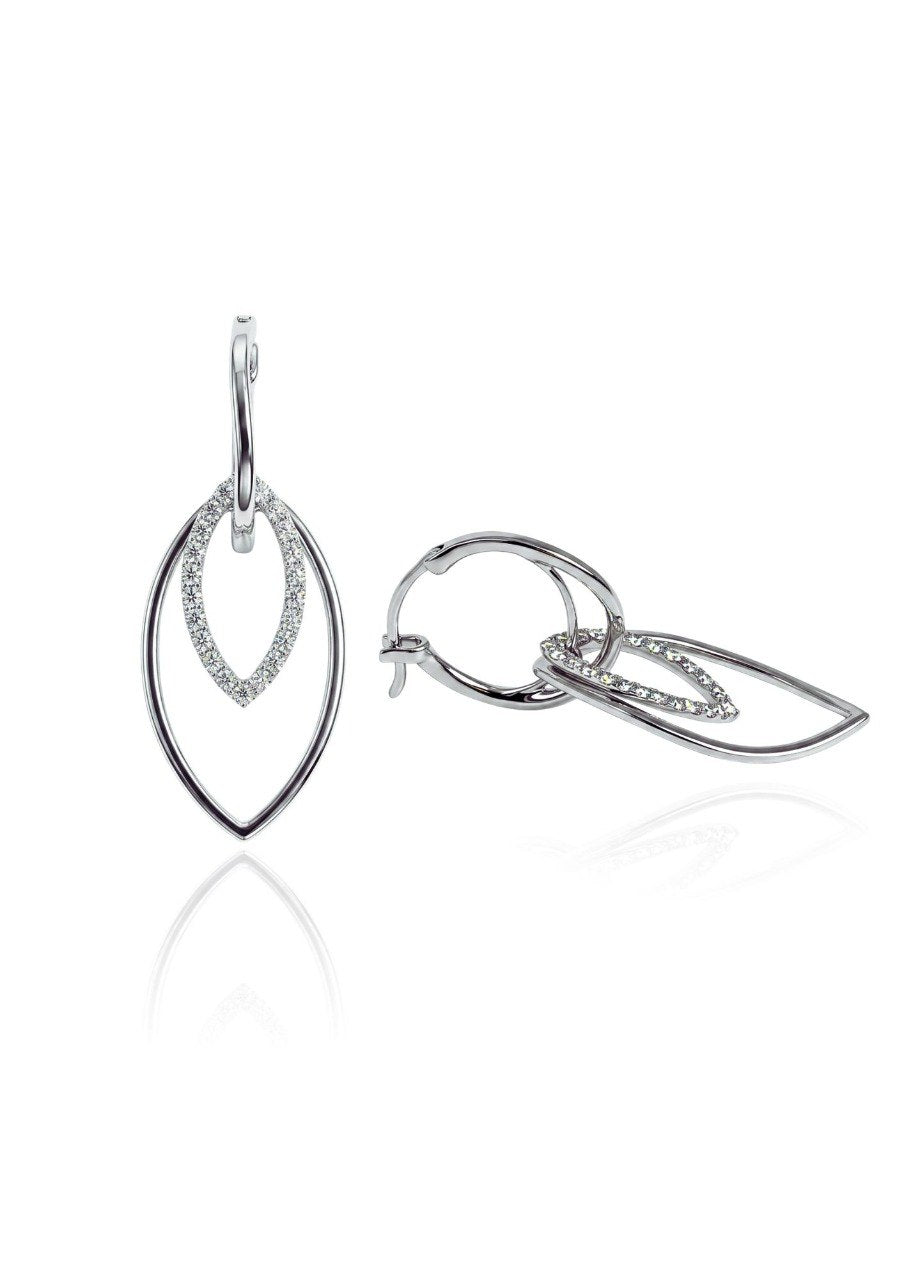750 WHITE GOLD EARRINGS EC00106WGE