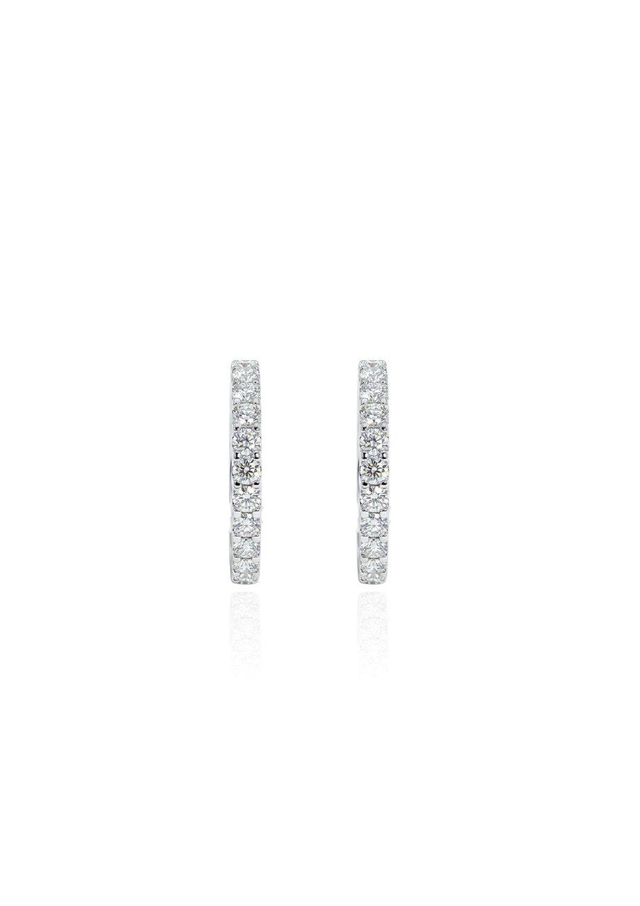 750 WHITE GOLD EARRINGS EC00104WGE