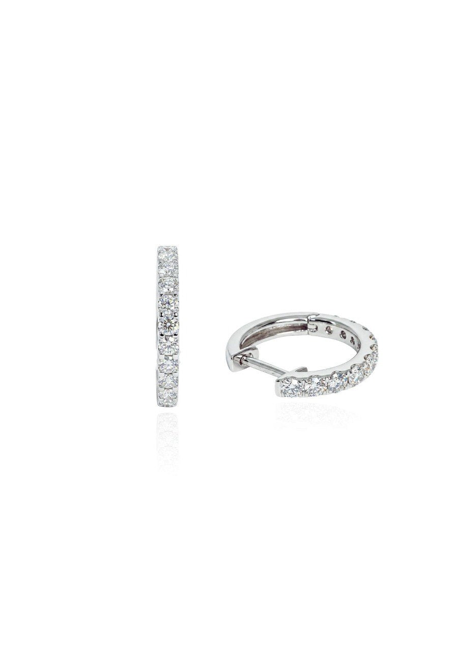 750 WHITE GOLD EARRINGS EC00104WGE