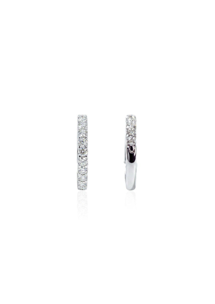750 WHITE GOLD EARRINGS EC00104WGE