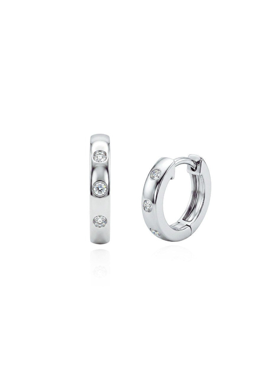 750 WHITE GOLD EARRINGS EC00104WGE