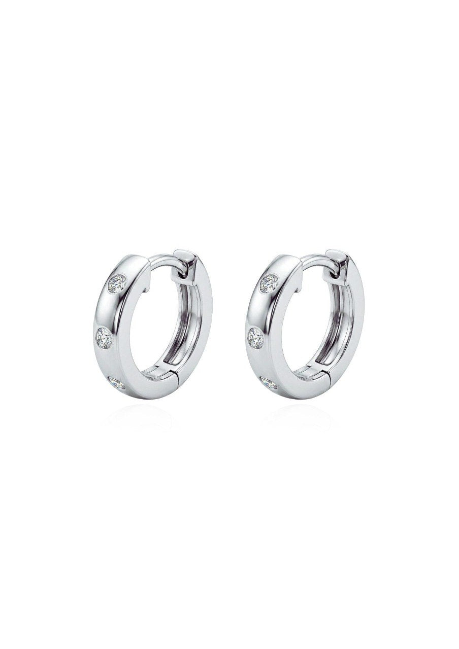 750 WHITE GOLD EARRINGS EC00104WGE