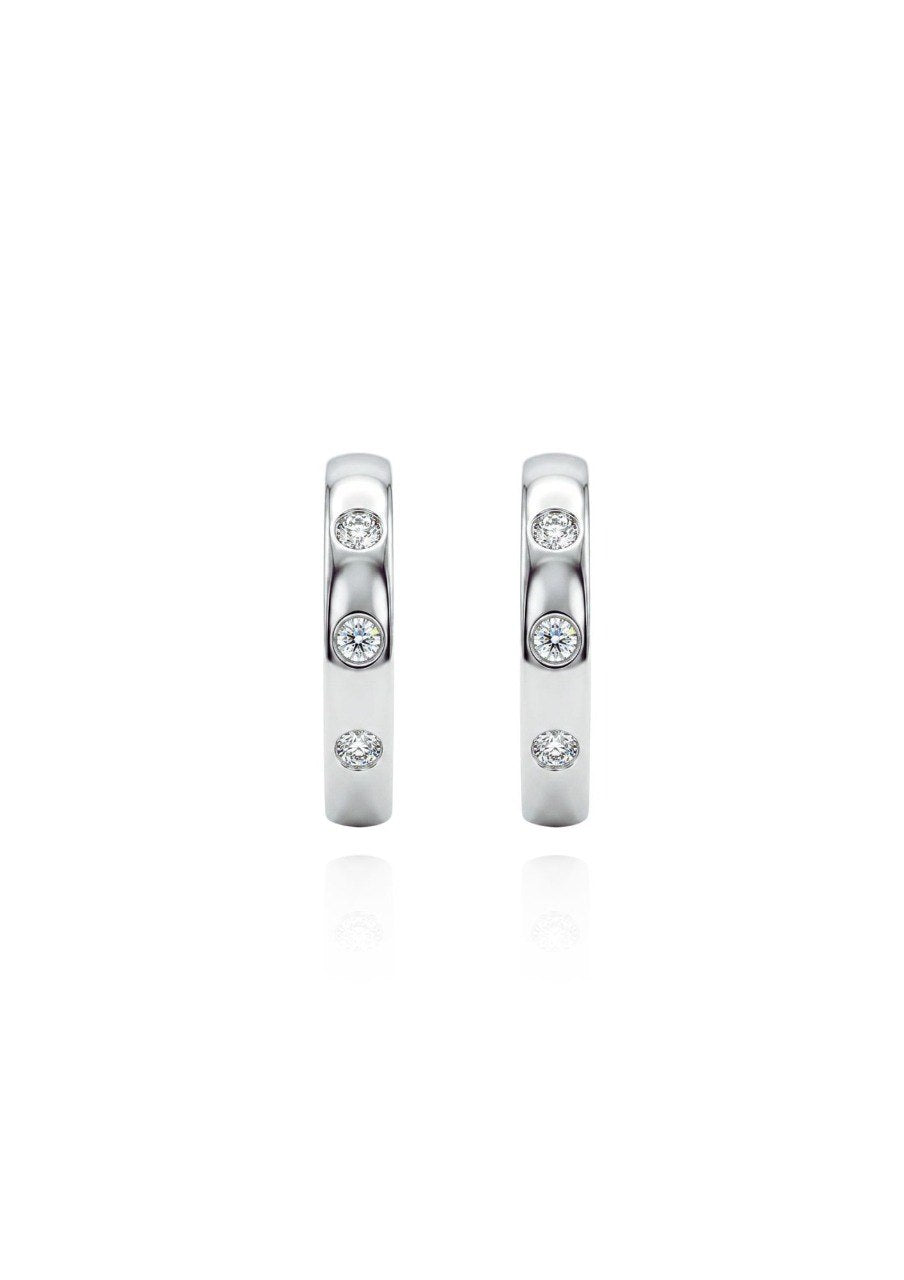 750 WHITE GOLD EARRINGS EC00104WGE