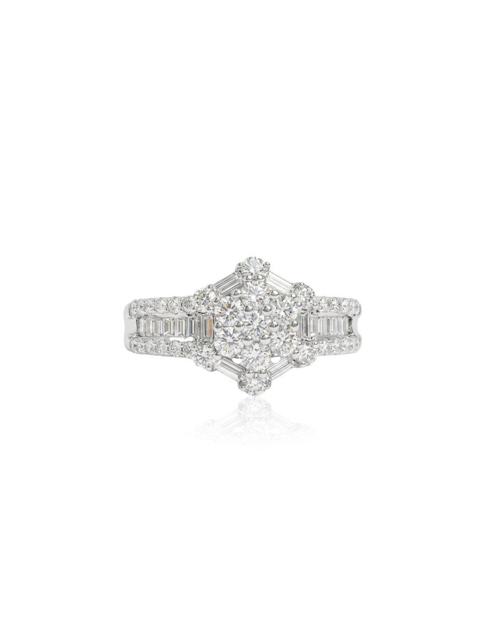 750 WHITE GOLD RING EC00129WGR