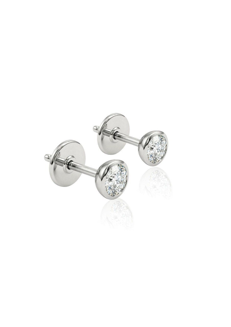 750 WHITE GOLD EARRINGS EC00111WGE
