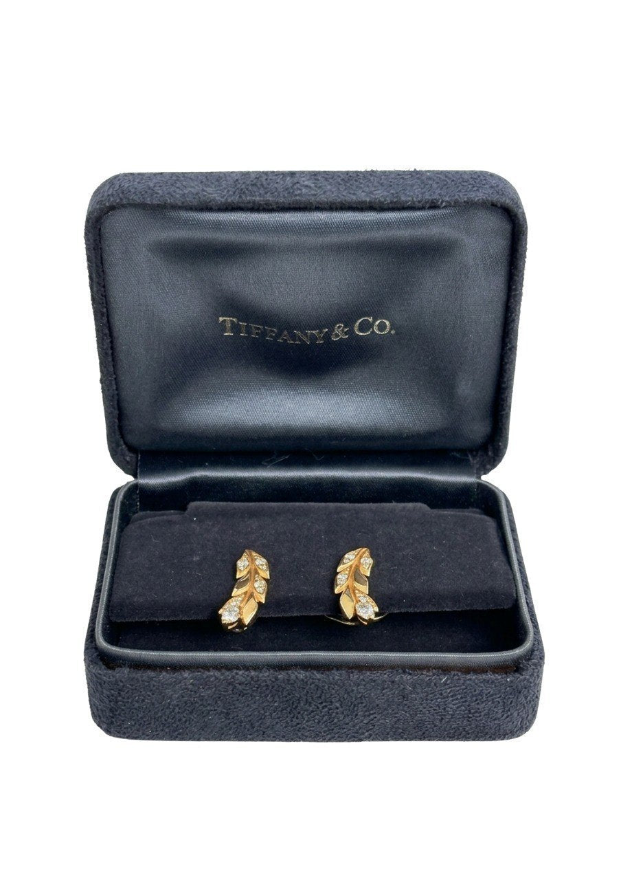 TIFFANY & CO. VICTORIA VINE CLIMBER EARRINGS (EC00114YGE)