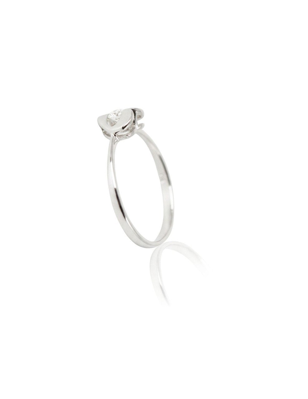 375 WHITE GOLD RING EC00105WGR