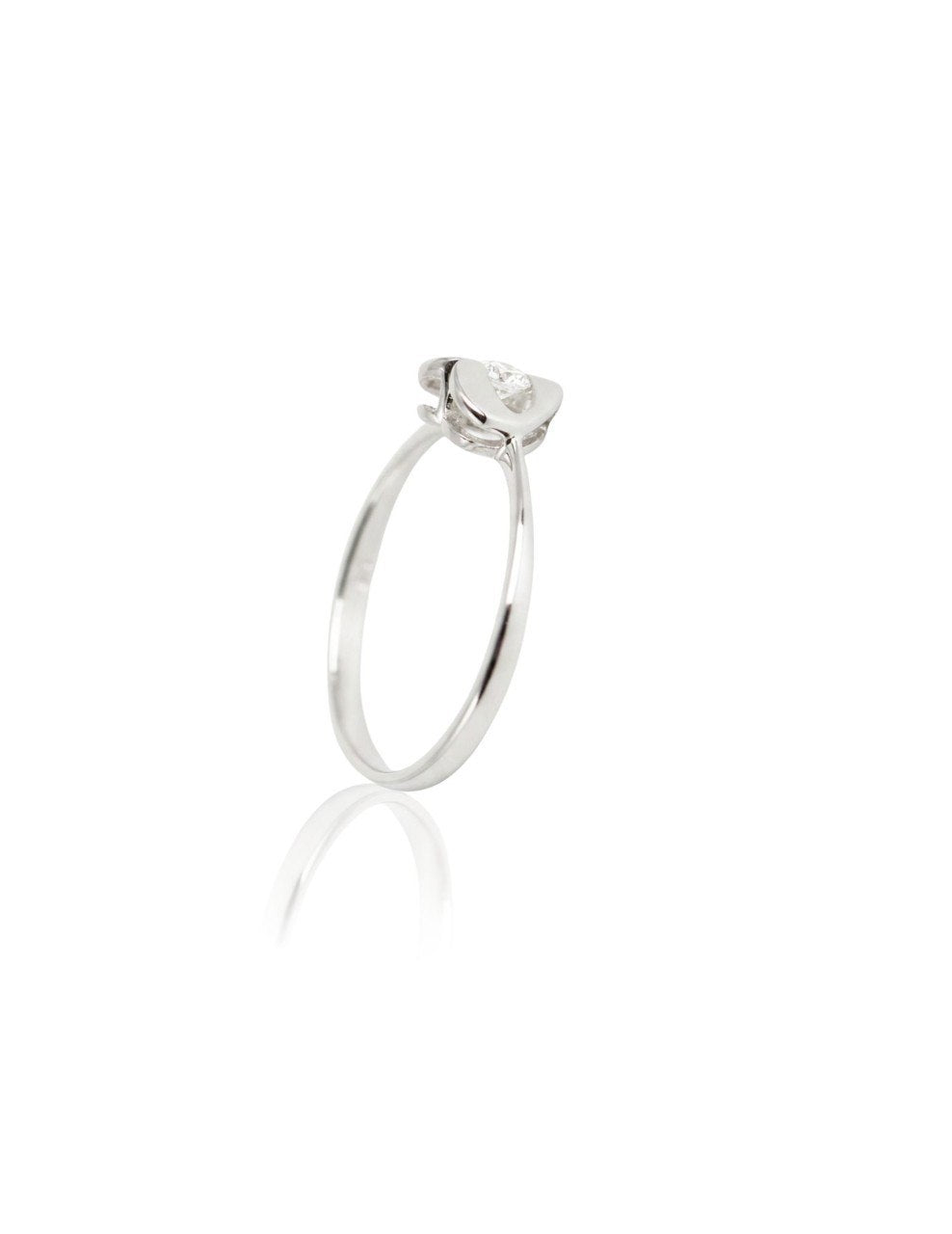 375 WHITE GOLD RING EC00105WGR