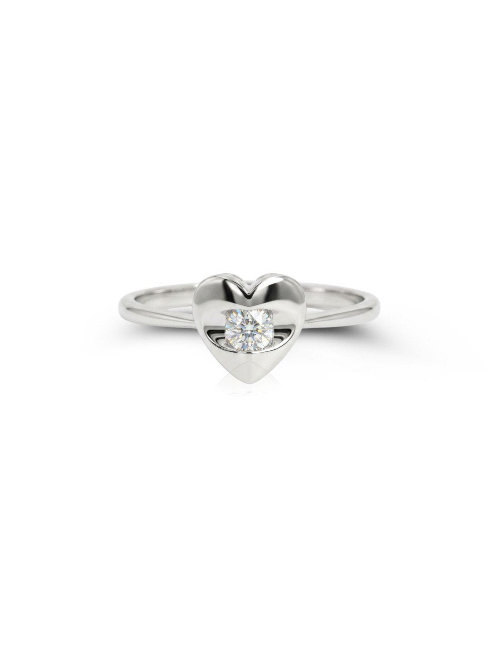 375 WHITE GOLD RING EC00105WGR