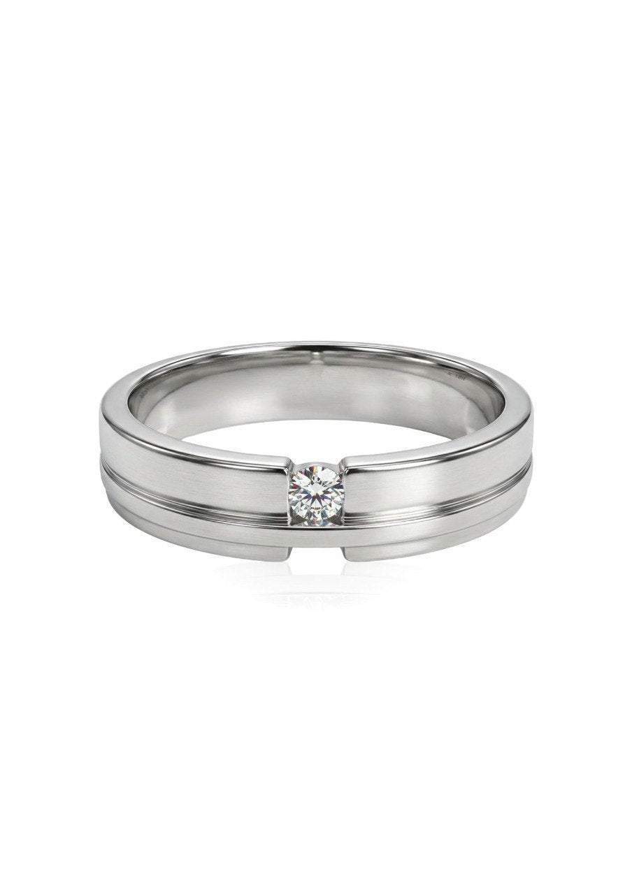 375 WHITE GOLD RING (EC00183WGR)