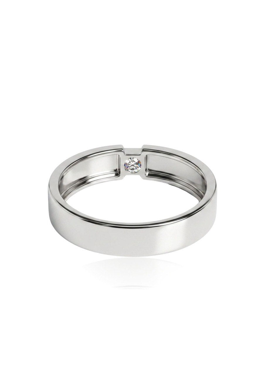 375 WHITE GOLD RING (EC00183WGR)