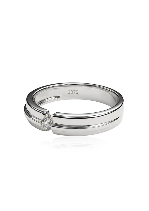 375 WHITE GOLD RING (EC00183WGR)