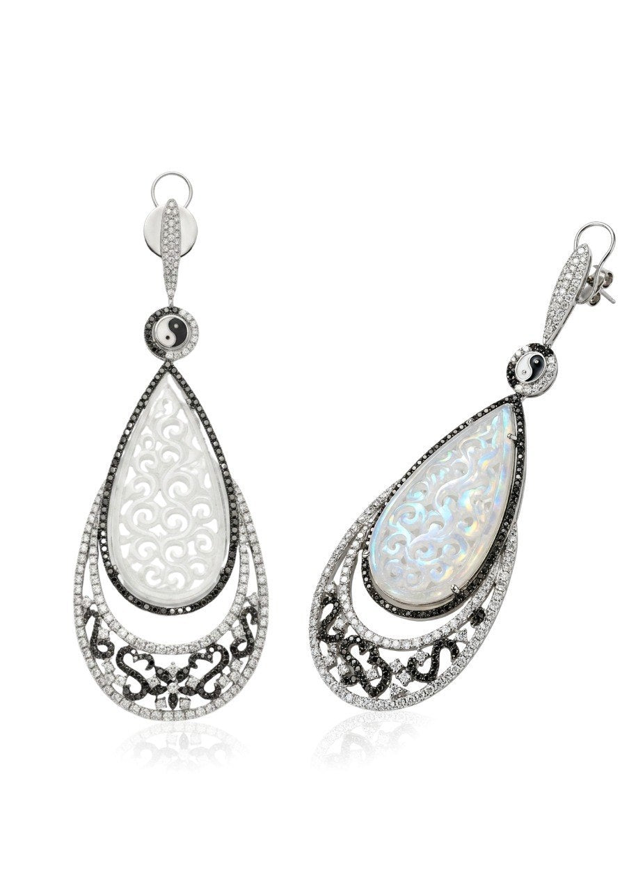 375 WHITE GOLD EARRINGS EC00119WGE