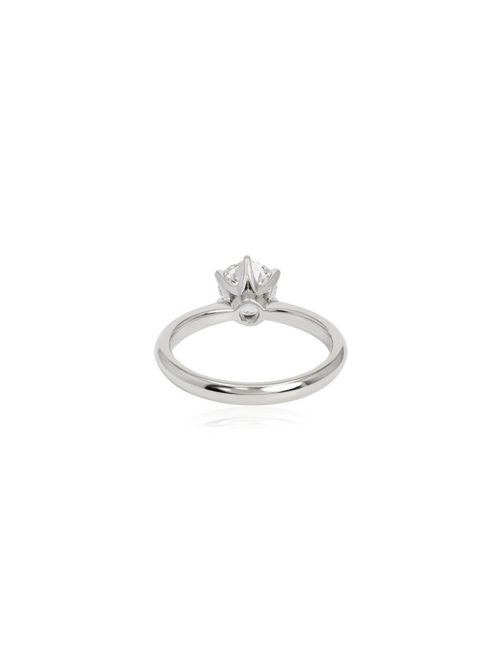 750 WHITE GOLD DIAMOND SOLITAIRE RING (EC00192WGR)