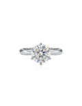 750 WHITE GOLD DIAMOND SOLITAIRE RING (EC00192WGR)