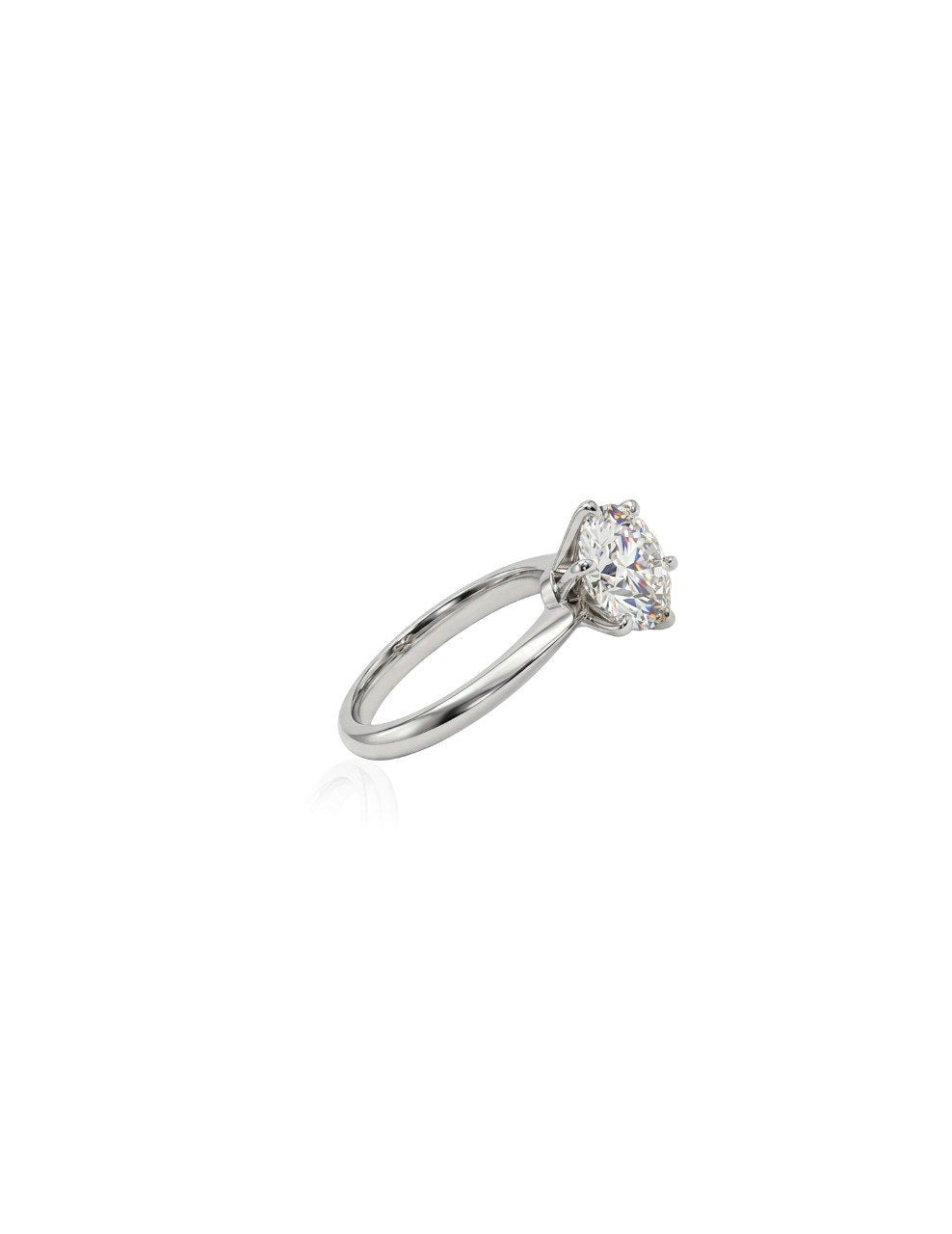 750 WHITE GOLD DIAMOND SOLITAIRE RING (EC00192WGR)