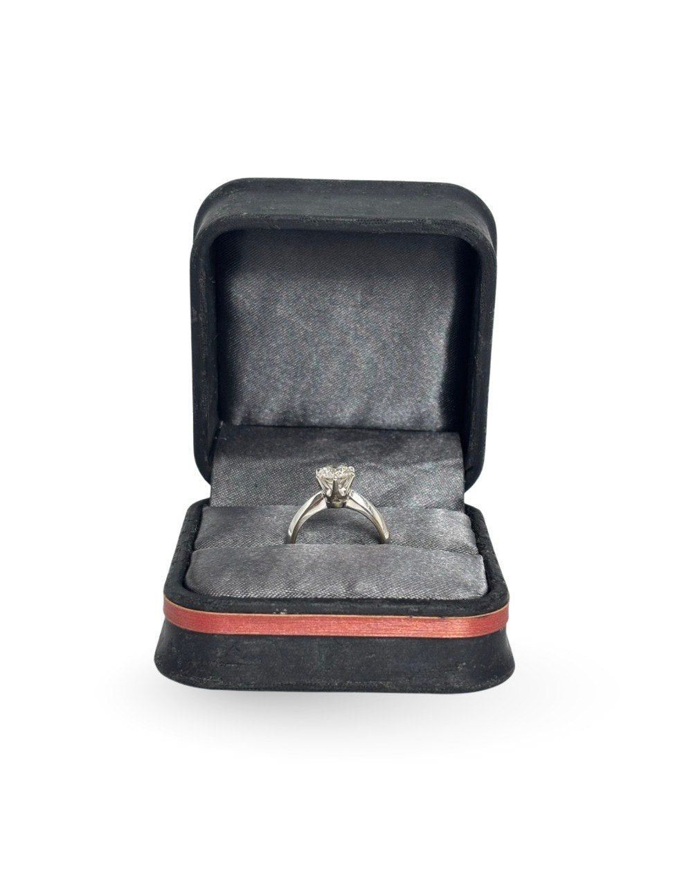 750 WHITE GOLD DIAMOND SOLITAIRE RING (EC00192WGR)