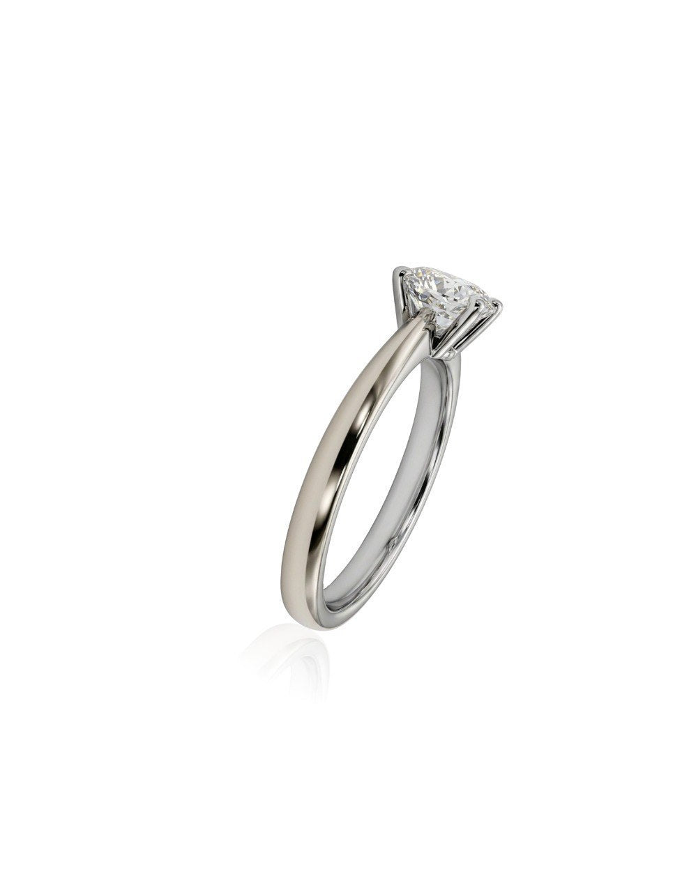 750 WHITE GOLD DIAMOND SOLITARE RING (EC00193WGR)