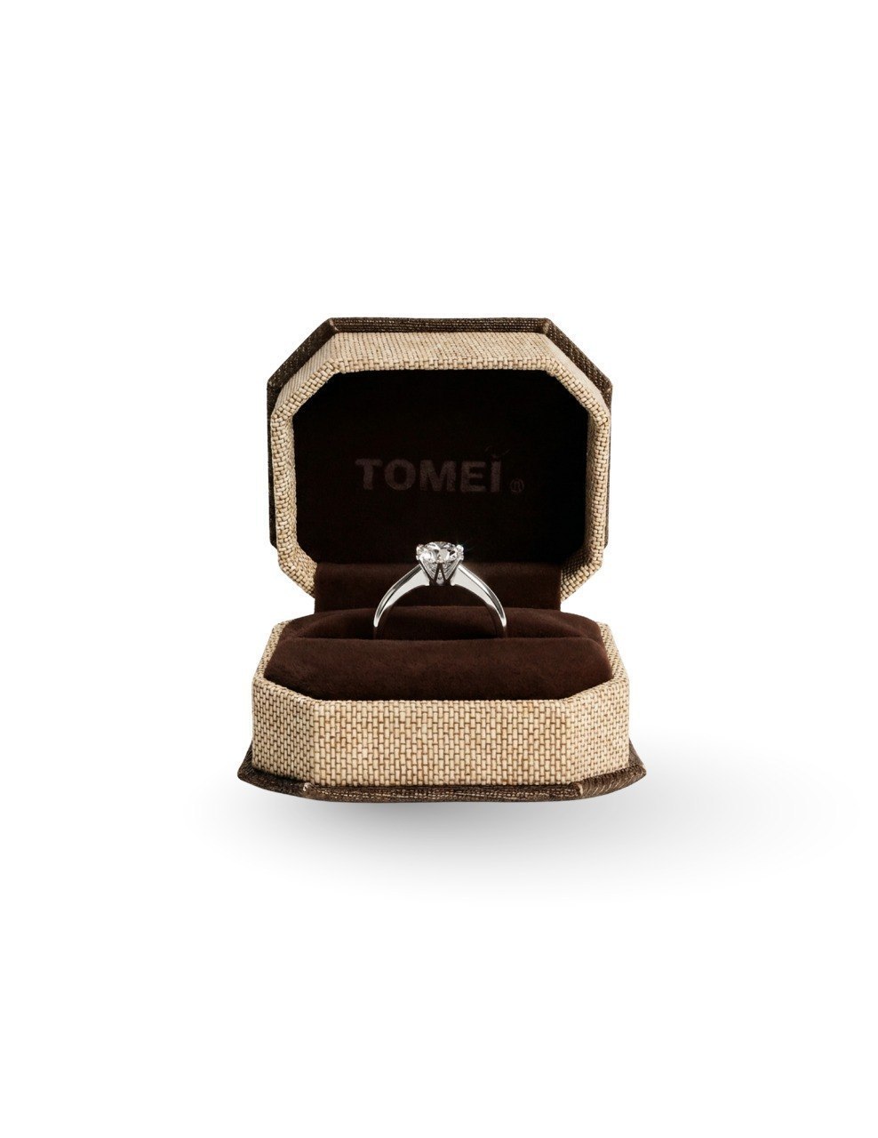 750 WHITE GOLD DIAMOND SOLITARE RING (EC00193WGR)