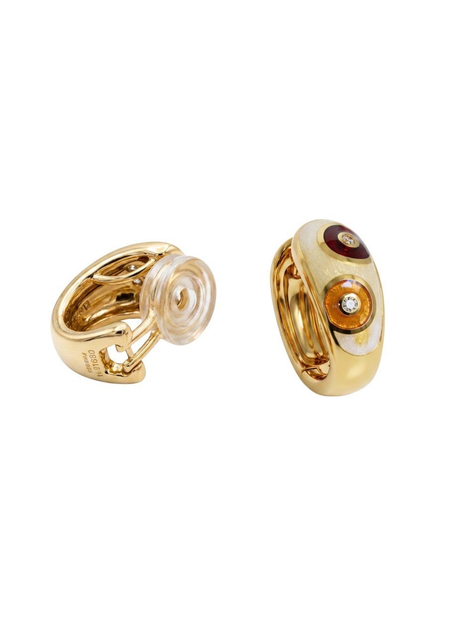 750 YELLOW GOLD EARRINGS (EC00118YGE)