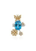 750 BLUE SAPPHIRE WHITE GOLD RING (EC00186WGR)