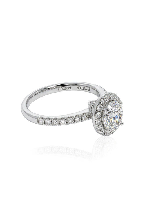 750 DIAMOND WHITE GOLD RING (EC00185WGR)
