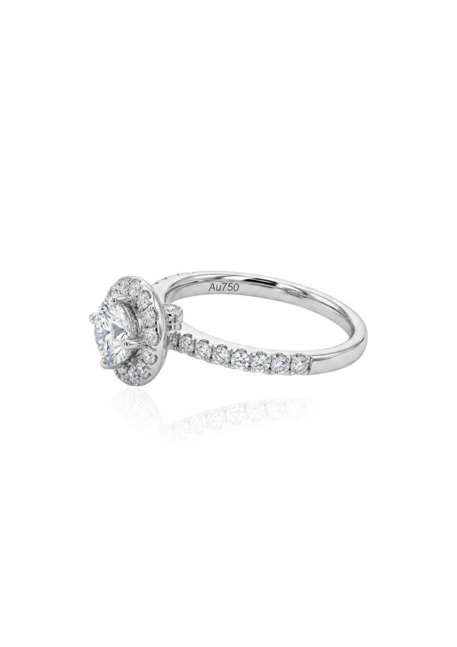750 DIAMOND WHITE GOLD RING (EC00185WGR)