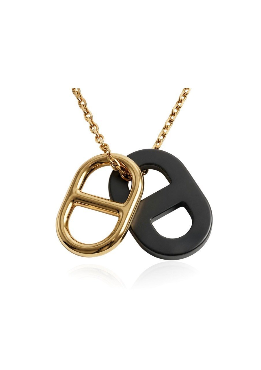 HERMES O' MALLION PENDANT NECKLACE (EC00123GTC)