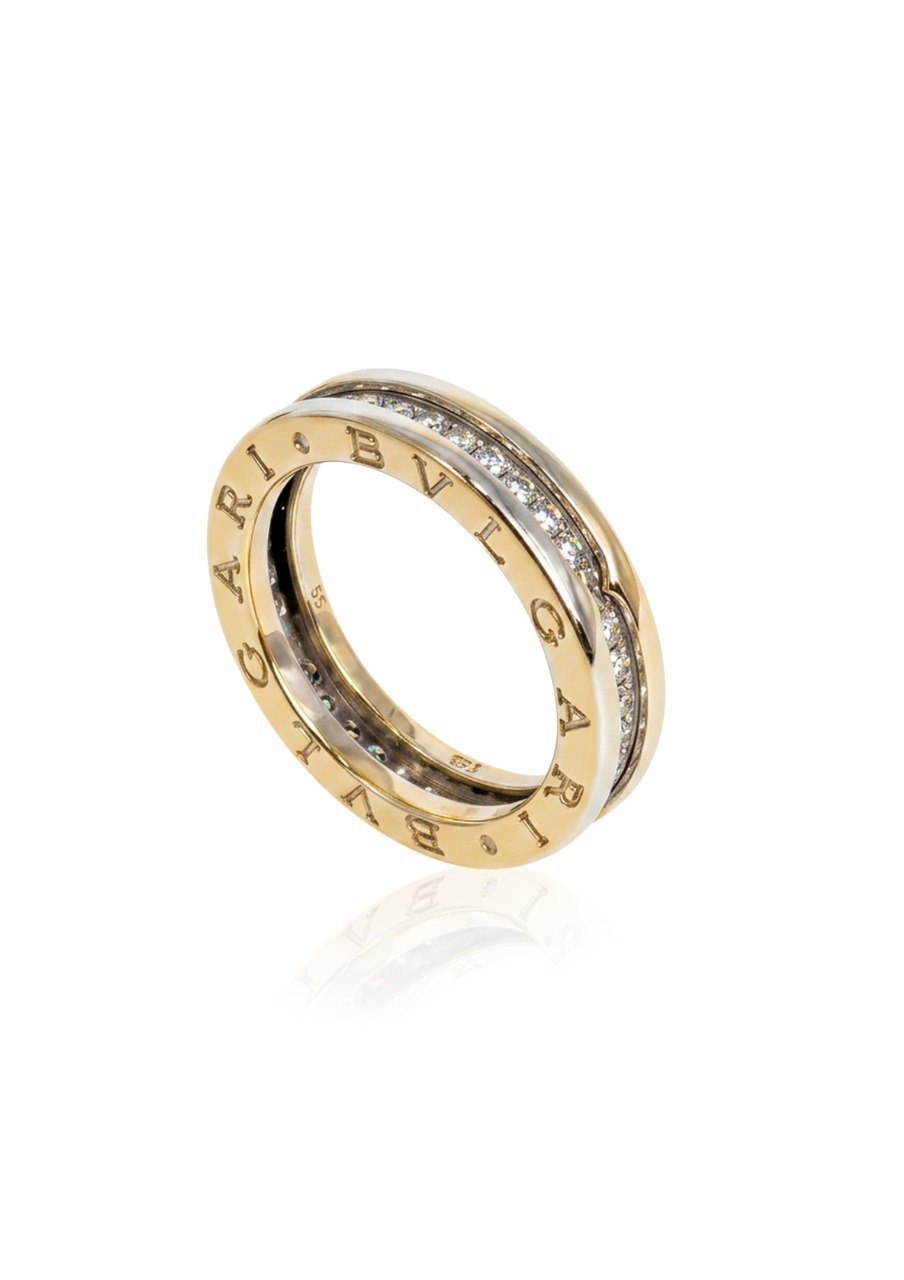 BVLGARI B . ZERO 1 ROCK 1 BAND RING (EC00175WGR)