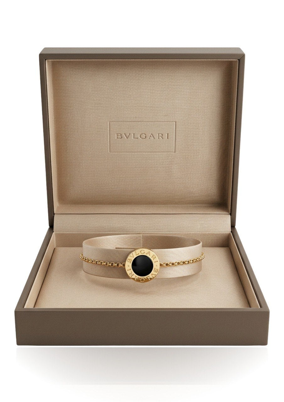 BVLGARI ONYX BRACELET (EC00113YGB)