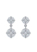 750 WHITE GOLD DIAMOND EARRINGS (EC00126WGE)